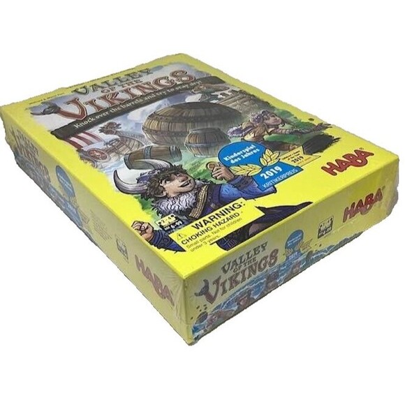 Valley of the Vikings Knock Over Barrels Try Stay Dry Game Kids Family Fun NEW - Picture 3 of 5